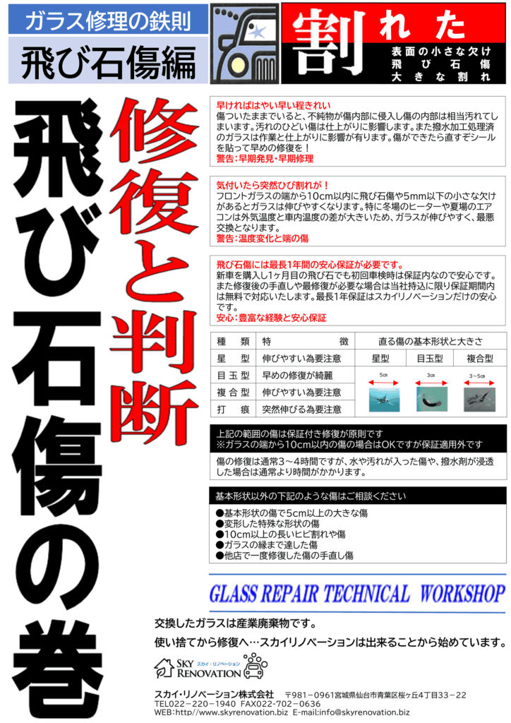 飛び石傷の巻